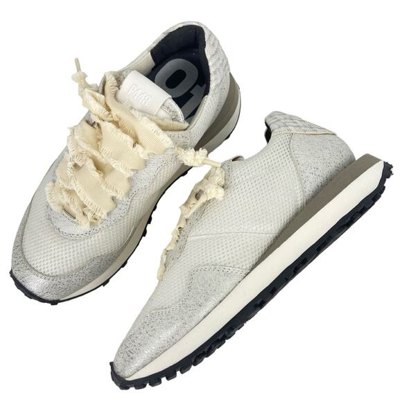 New P448 Italian Metallic Performance Cancun Sneakers in Task Size 37/7 - Picture 2 of 14